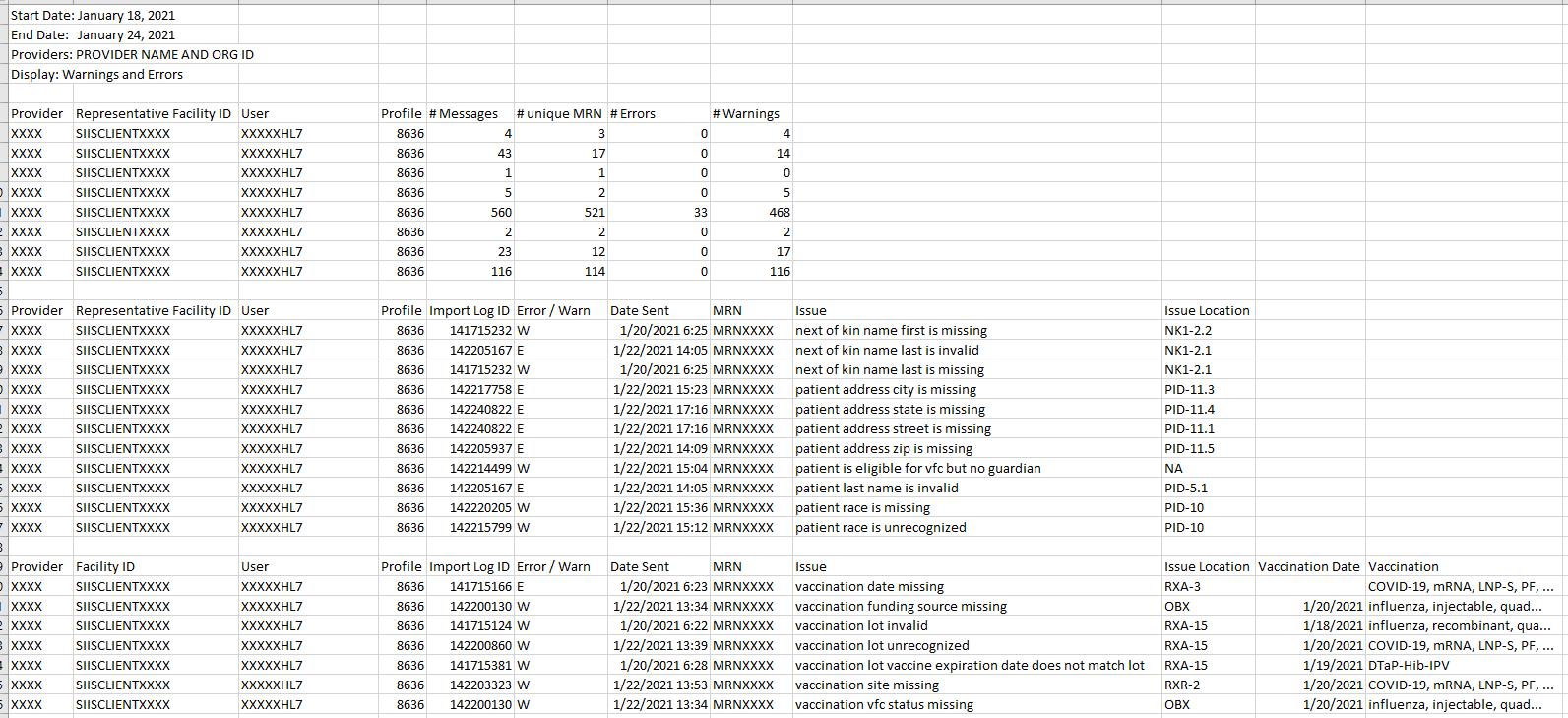 Example of Parameter Specifying User Interface for Report Generation Part 2